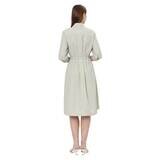 비지트 인 뉴욕 여성 버튼 원피스 - 민트