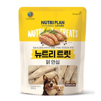뉴트리플랜 동결건조 트릿 닭안심 300g 뉴트리플랜 동결건조 트릿 닭안심 300g