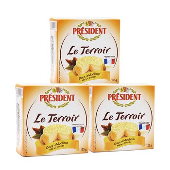 프레지덩 르떼루아 까망베르 치즈 125g x 3 프레지덩 르떼루아 까망베르 치즈 125g x 3