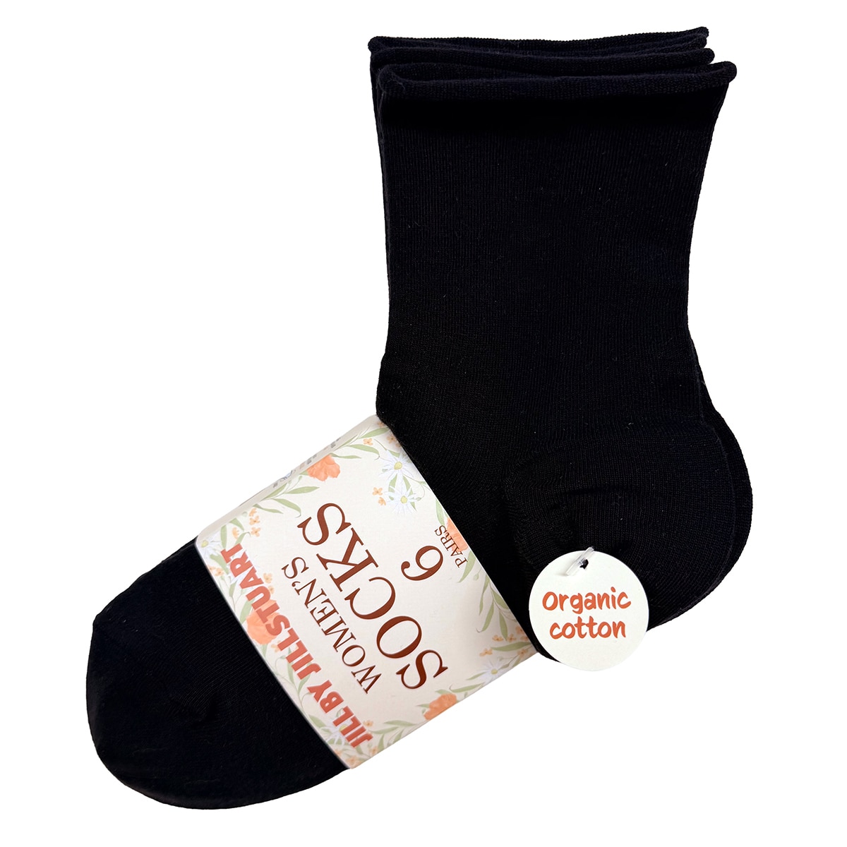 질바이질스튜어트 여성 양말 6족 - 오가닉코튼팩 6