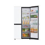 엘지 오브제 AI 매직스페이스 양문형 832L, 메탈 에센스 화이트