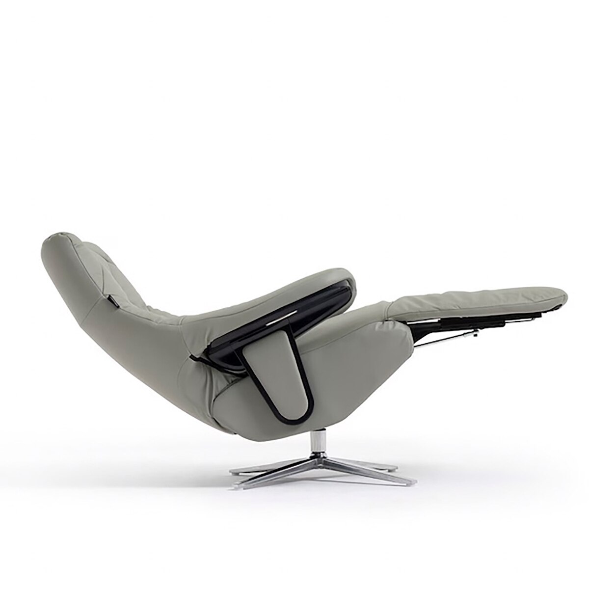 핸슨 포르투 1인 전동 리클라이너 소파 - 카키그레이