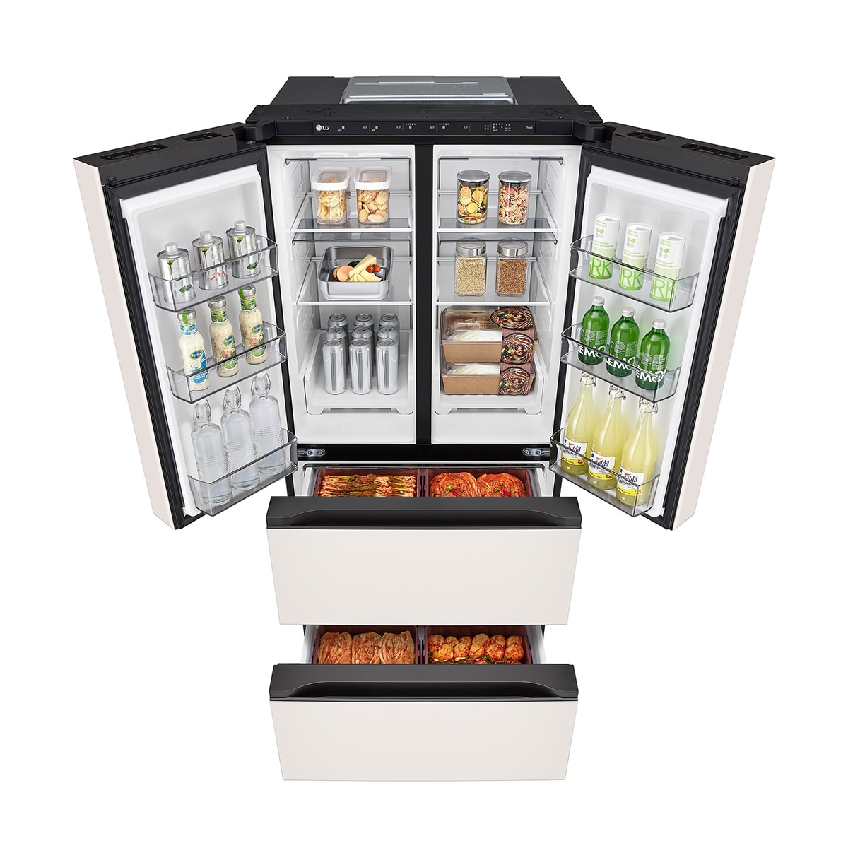 엘지 디오스 AI 오브제컬렉션 김치톡톡 491L