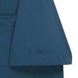 컬럼비아 남성 우븐 반소매 스트레치 폴로티 - 틸블루