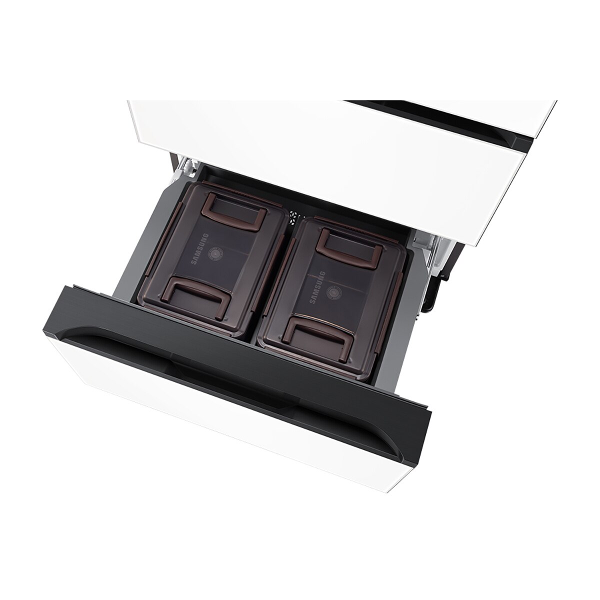 삼성 비스포크 AI 김치플러스 4도어 490L, 새틴화이트