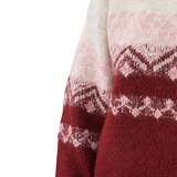 르샵 여성 오버핏 스웨터 - 레드