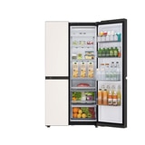 엘지 오브제 양문형 냉장고 832L - 글라스 베이지