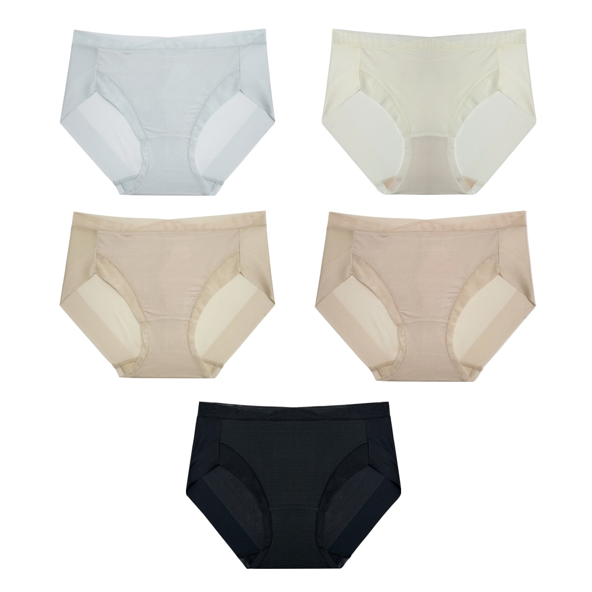 바디블루 여성 팬티 세트 5P - 인견 헴2, 95 바디블루 여성 팬티 세트 5P - 인견 헴2, 95