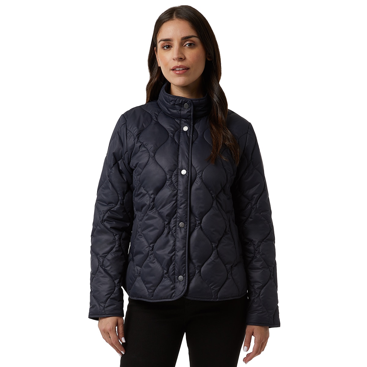 32 디그리 여성 어니언 퀼트 재킷