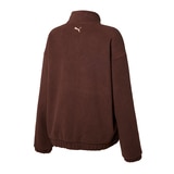 푸마 여성 마이크로 플리스 아노락 - 브라운, XL