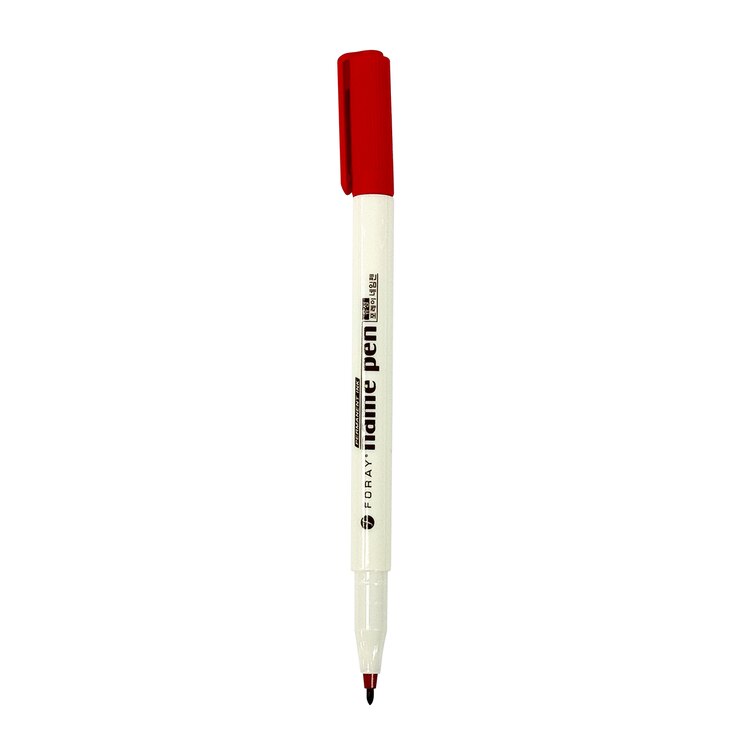 포레이 유성 네임펜 1.0mm 36개 - 적색 포레이 유성 네임펜 1.0mm 36개 - 적색