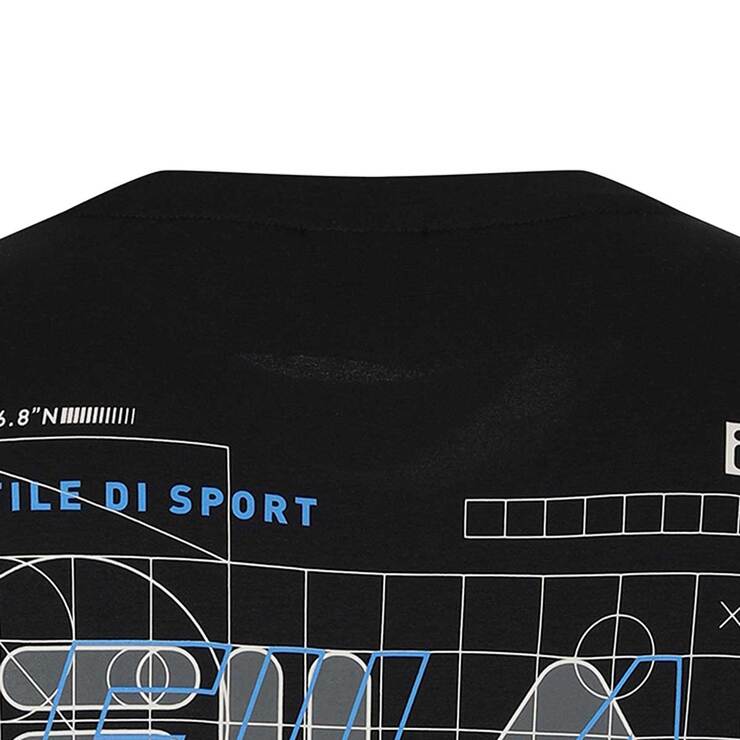 휠라 남성 기능성 반소매 티셔츠 - 블랙, XXL(110)