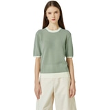 리디아 바인 여성 와플 반소매 니트