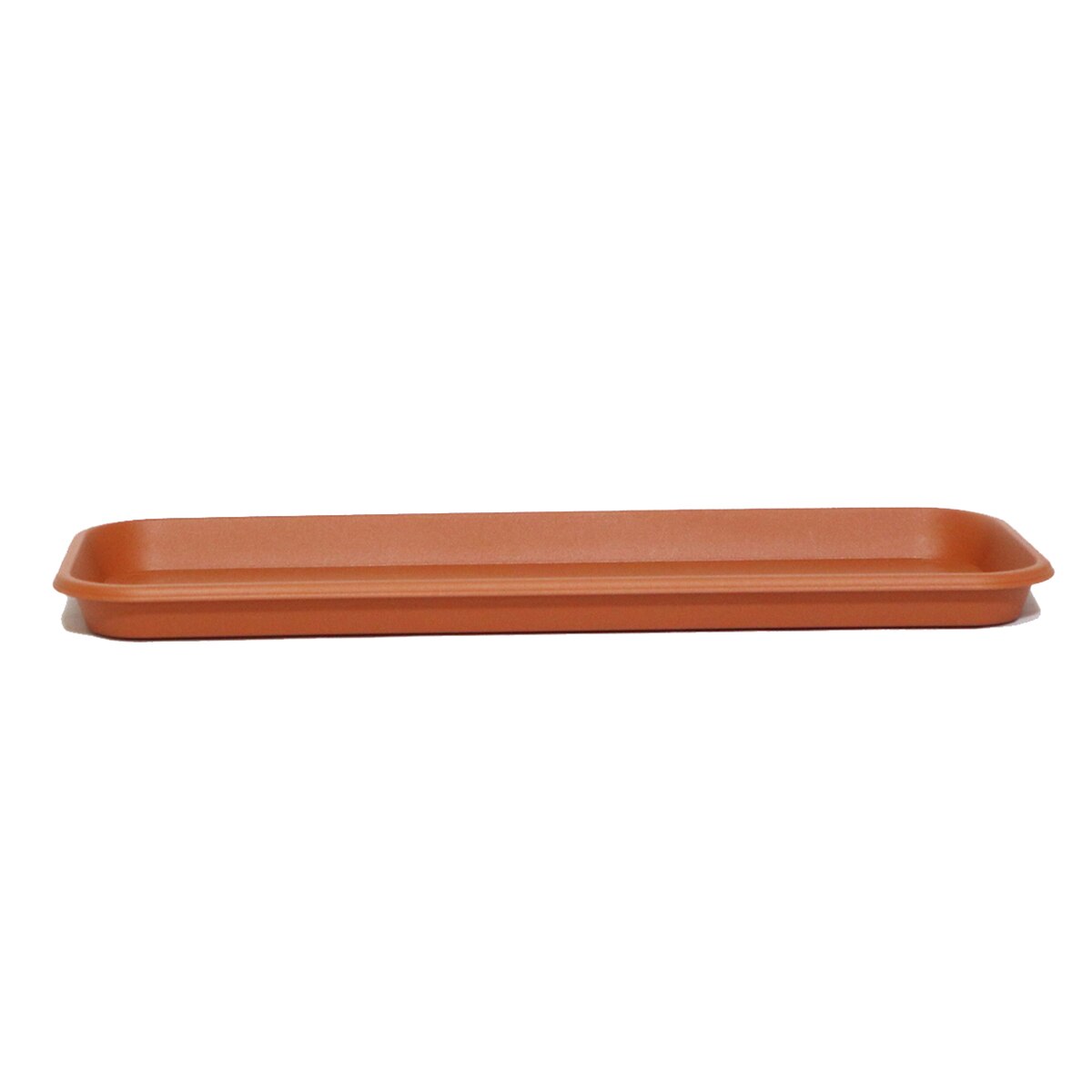 테라스 직사각 화분 40cm 2세트, 오렌지