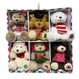 크리스마스 봉제인형 오너먼트 장식 6개 세트 - 세트 1 크리스마스 봉제인형 오너먼트 장식 6개 세트 - 세트 1