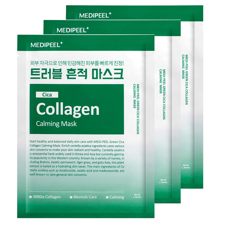 메디필 마스크팩 30 매 - 그린 시카 콜라겐 메디필 마스크팩 30 매 - 그린 시카 콜라겐