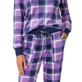 노티카 여성 실키 플리스 파자마 세트