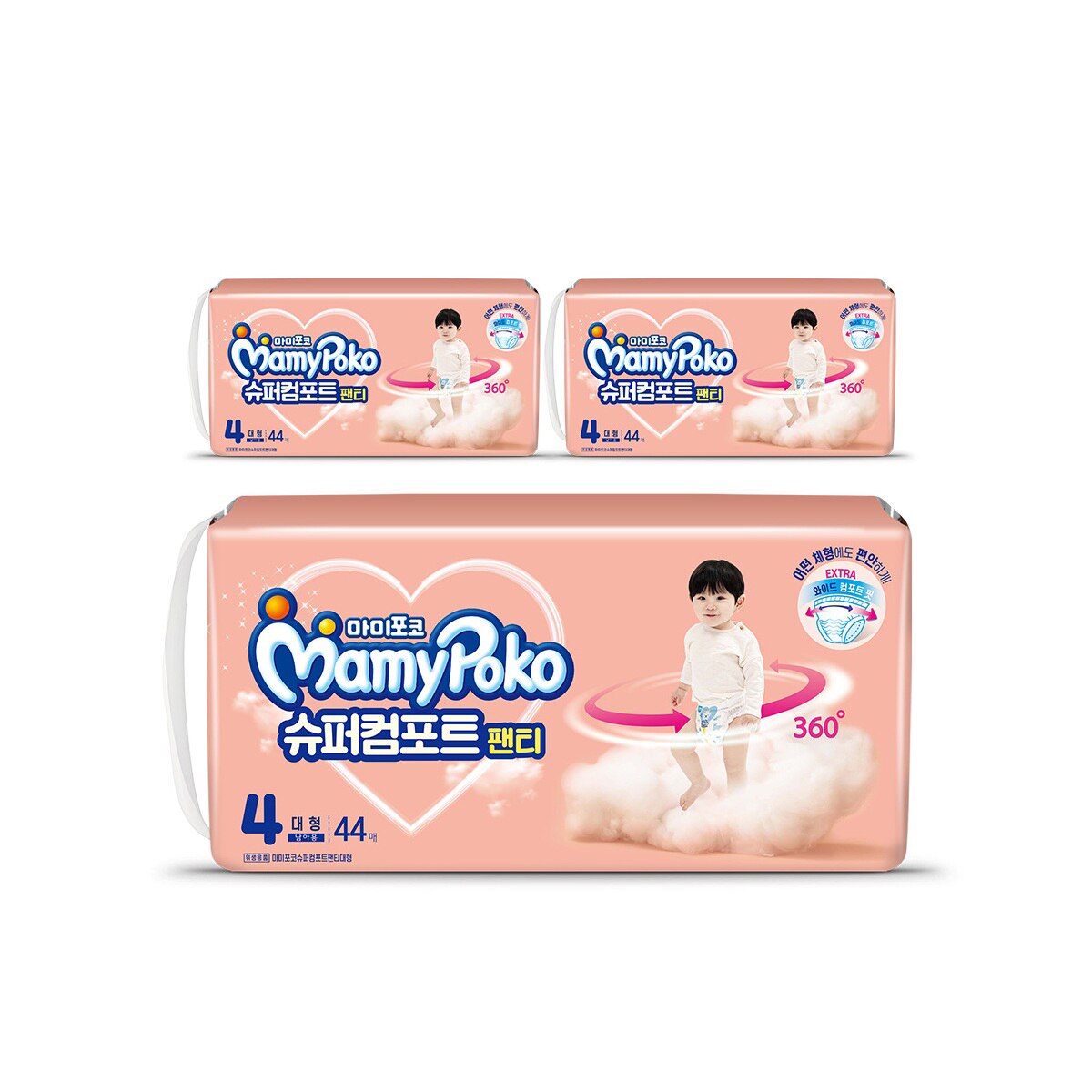 마미포코 슈퍼컴포트 팬티 대형(남/녀) 44매 x 3