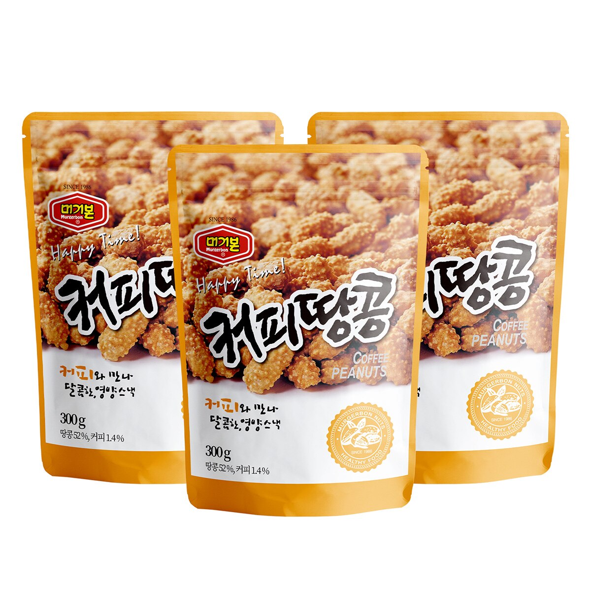 머거본 꿀땅콩 300g x 10봉 / 커피땅콩 300g x 10봉
