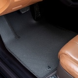 뉴베너 PVC 벌집 차량용 카매트 1+2열 - 블랙