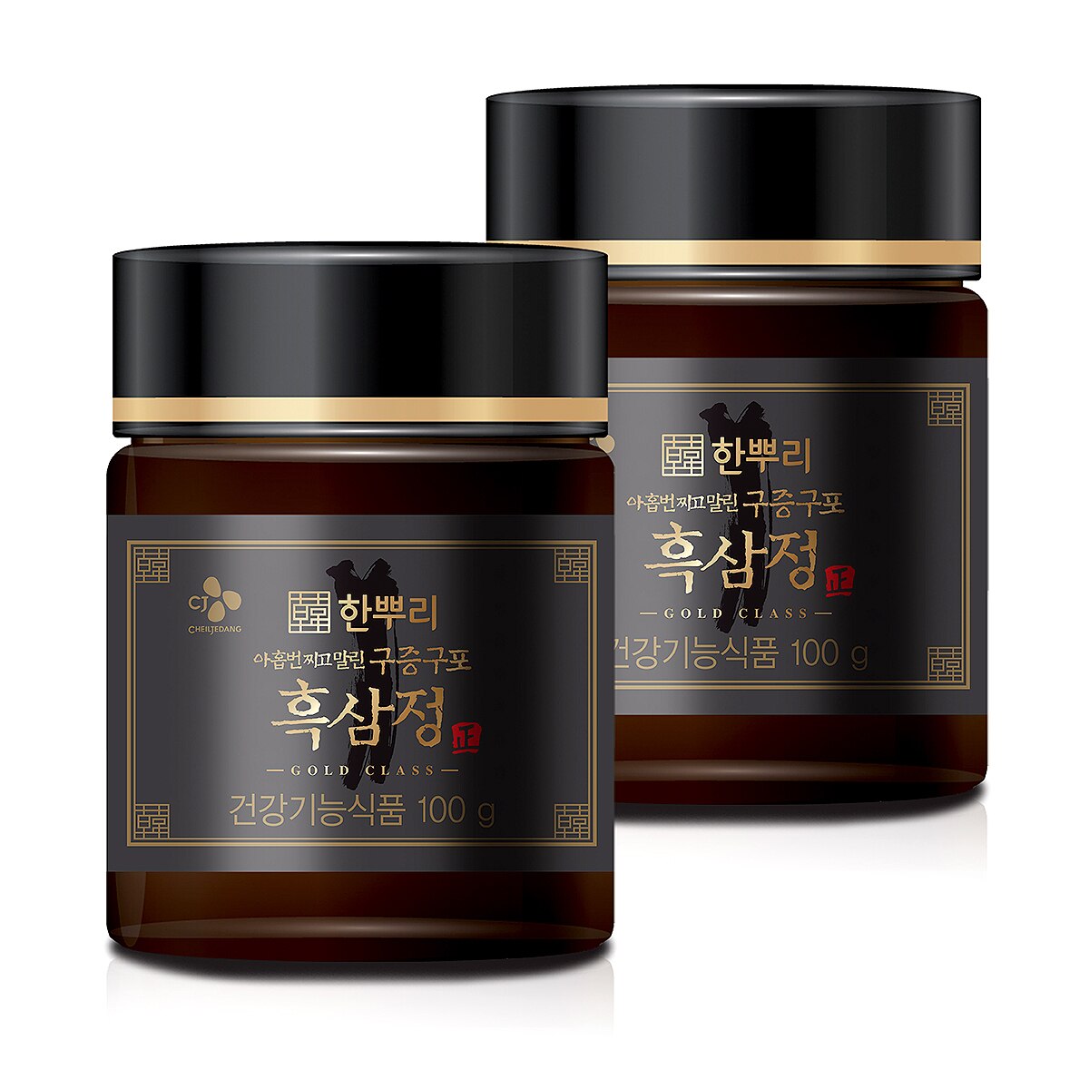 CJ한뿌리 흑삼정 100g x 2병