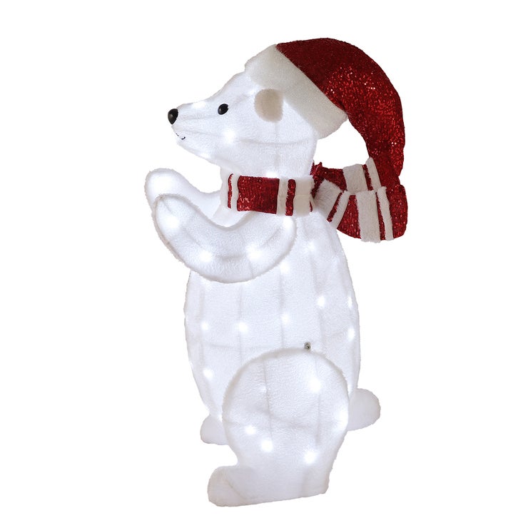 LED 북극곰 장식 2개 세트