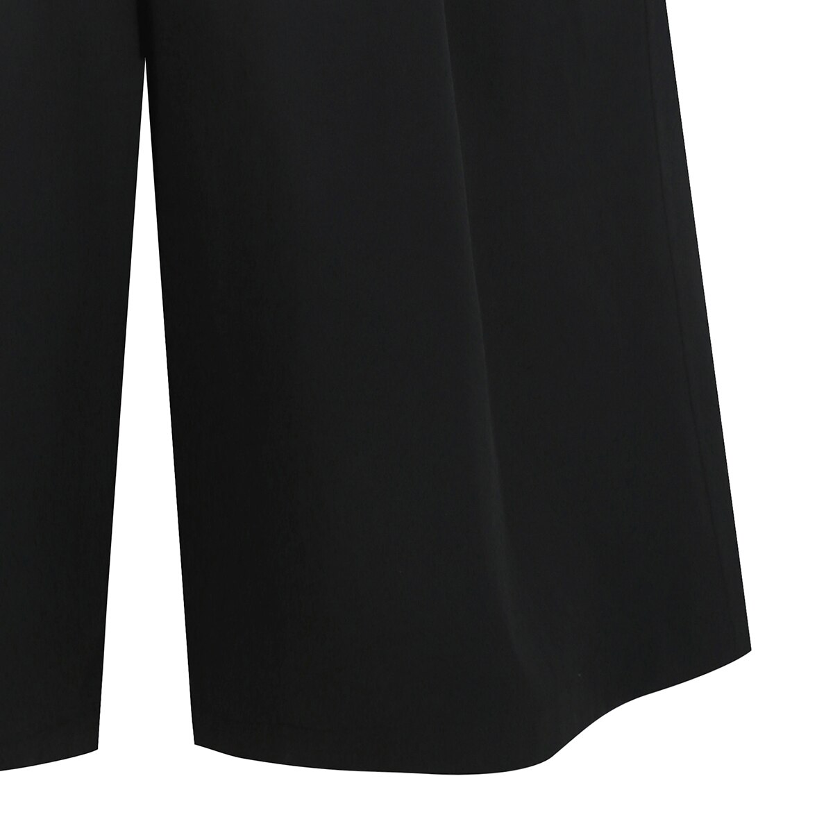 컬럼비아 여성 크롭 와이드 팬츠 - 블랙, L