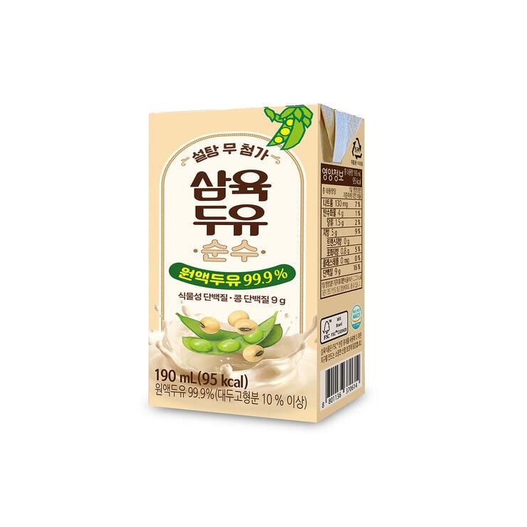 삼육두유 순수 190ml x 24 x 3
