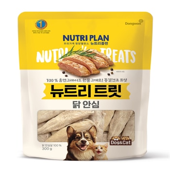 뉴트리플랜 동결건조 트릿 닭안심 300g