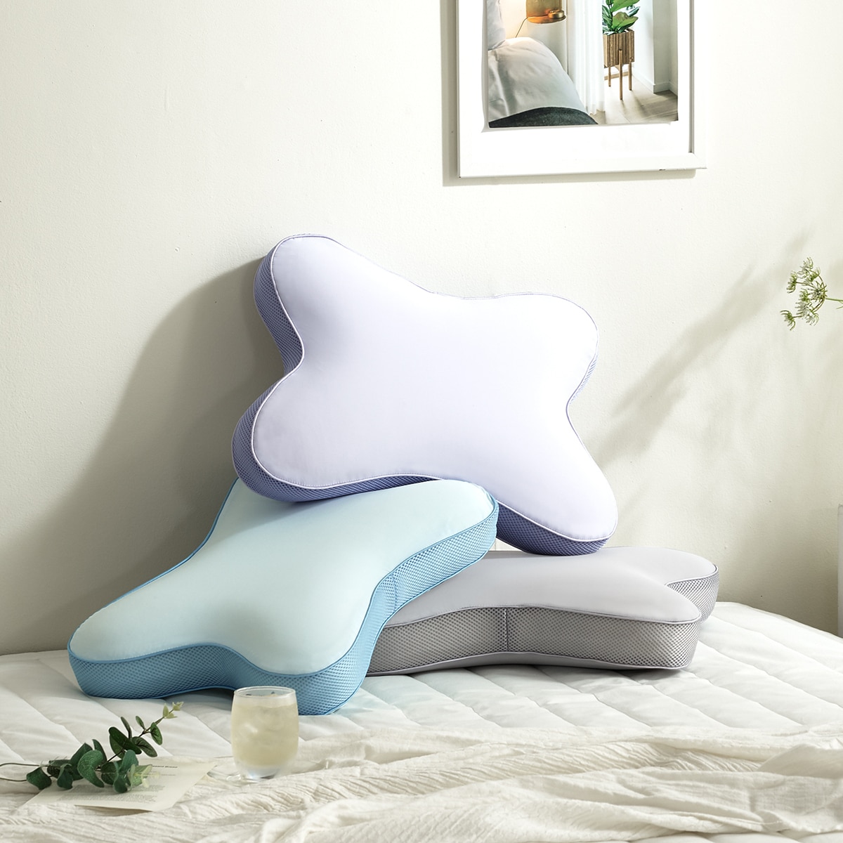 April At Home 나비형 쿨링 메모리폼 베개