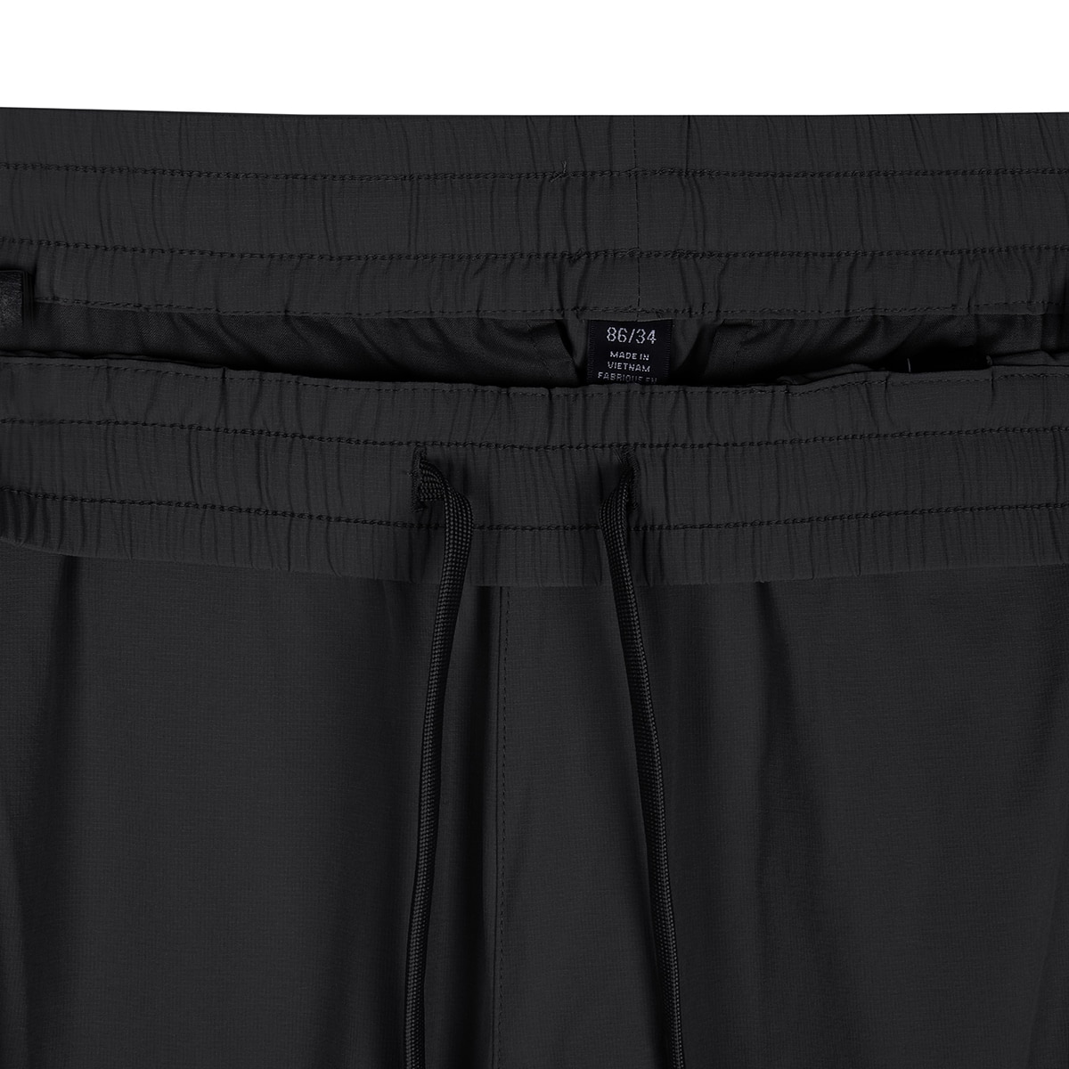 케네스콜 남성 나일론 스판 바지 - 블랙