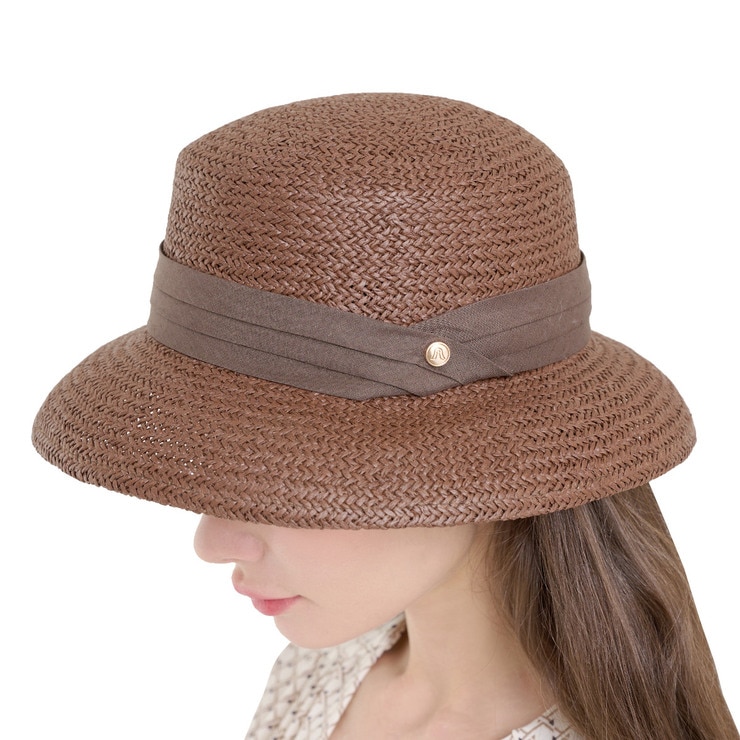 안드레아바나 여성 보우 햇 - 브라운