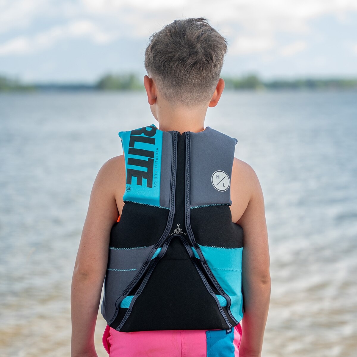 하이퍼라이트 아동용 구명조끼 - 남아용 그레이