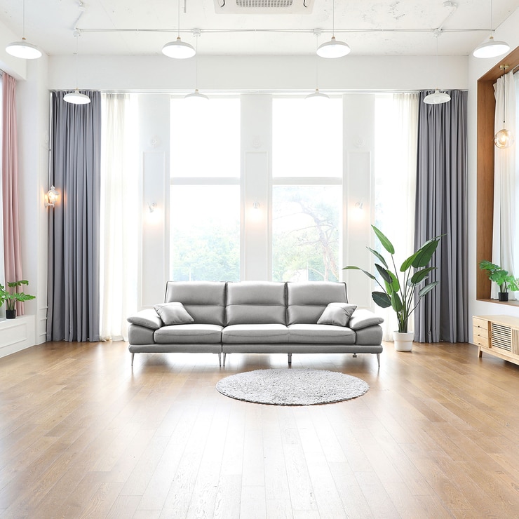 사트바 몽베르토주얼 이태리 통가죽 소파 4인