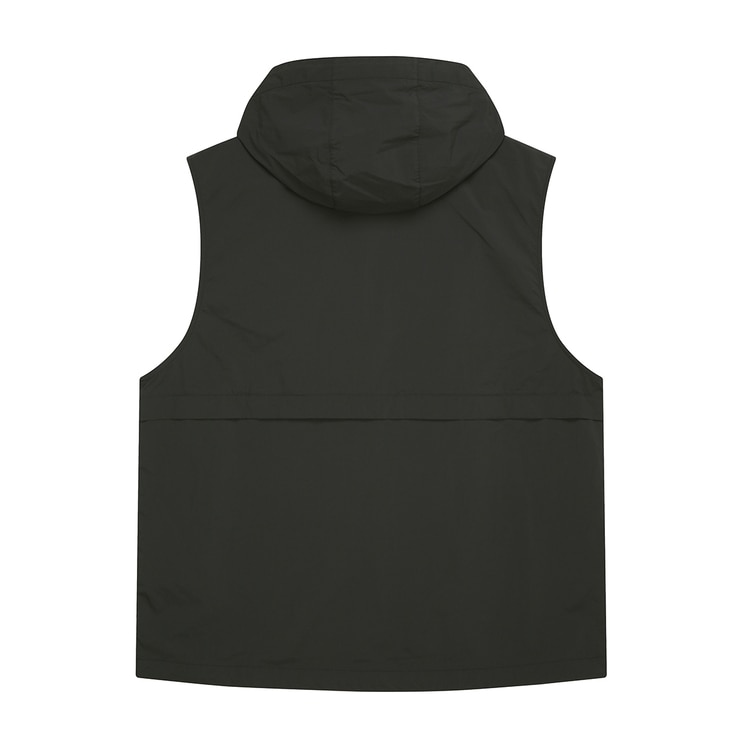 컬럼비아 남성 후드 베스트 - 다크그레이, M