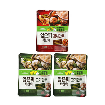 풀무원 얇은피 만두(김치/고기) 400g x 6봉