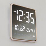 OWC 실루엣 스퀘어 LED 캘린더 벽시계