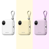 스마텍 케이블 일체형 미니 보조배터리 세트 2P