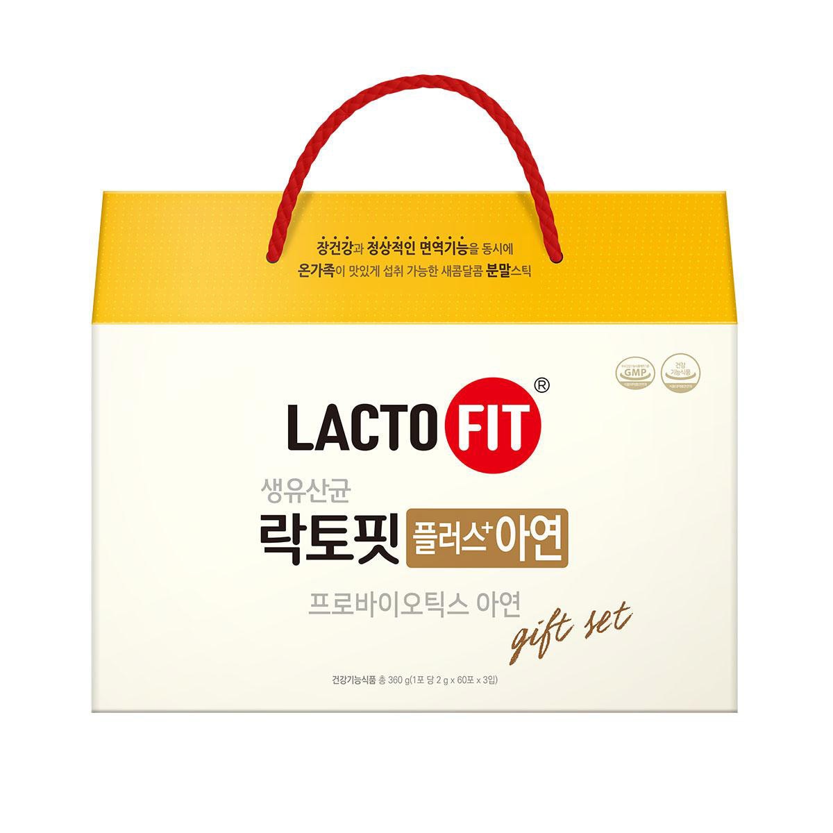 종근당건강 락토핏 플러스 아연 60포 x3입 세트
