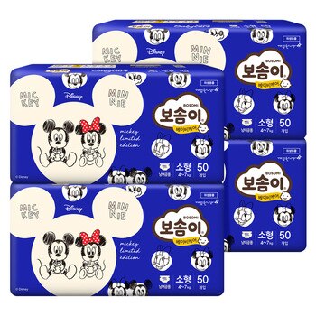 보솜이 베이비케어 밴드형 기저귀 소형 50매 x 4 보솜이 베이비케어 밴드형 기저귀 소형 50매 x 4