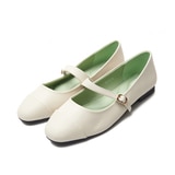 엘리자베스스튜어트 메리제인 플랫 - 아이보리, 255mm