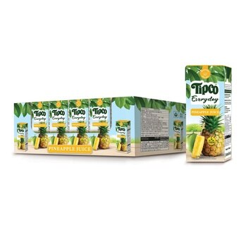 TIPCO 파인애플 착즙주스 200ml x 24 / 최소구매 2