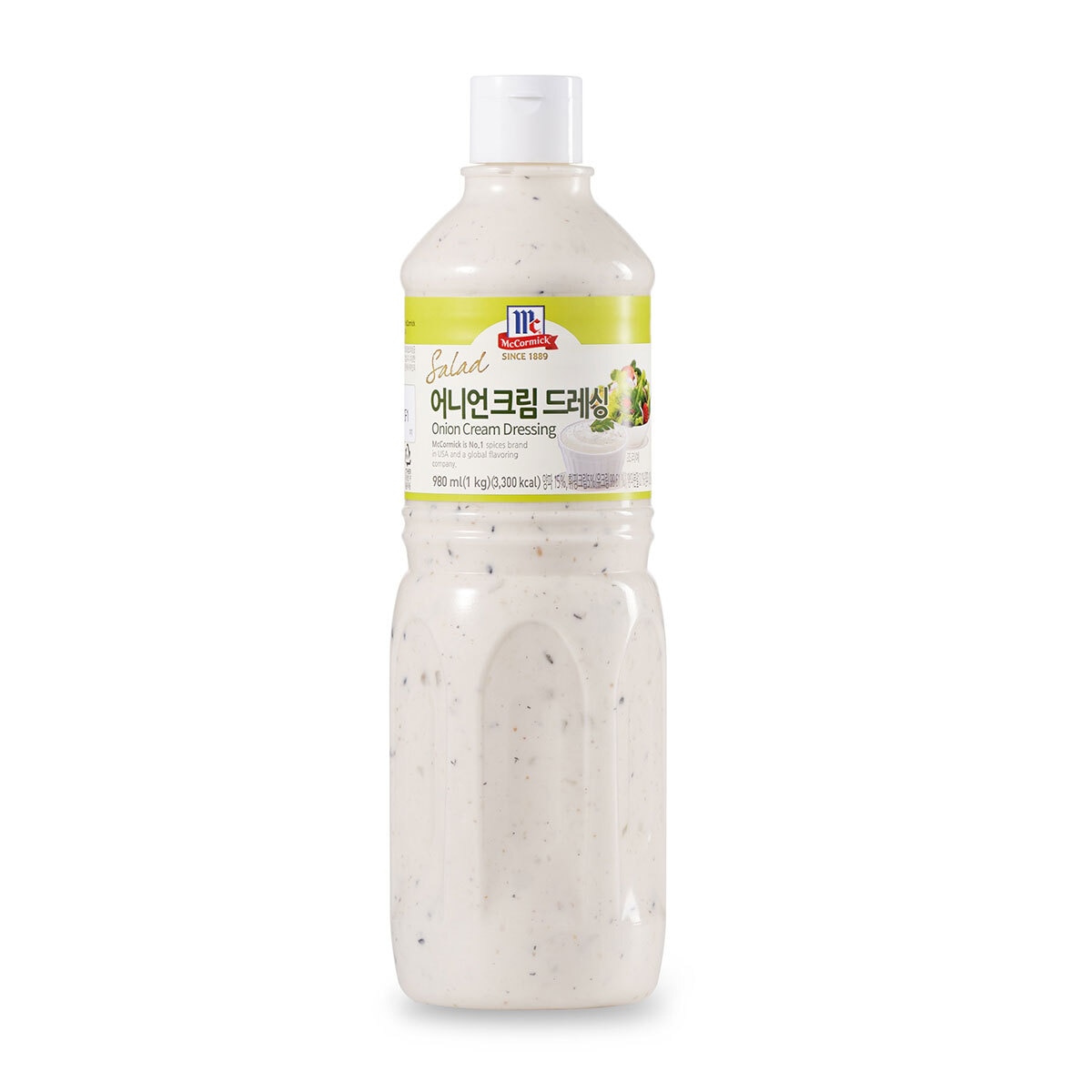 맥코믹 어니언 크림 드레싱 1kg + 발사믹 드레싱 1.1kg + 레몬갈릭 드레싱 1.1kg