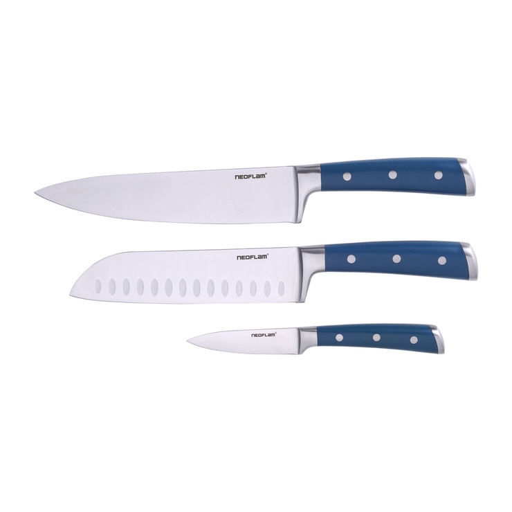 네오플램 컬러 핸들 나이프 세트 3P