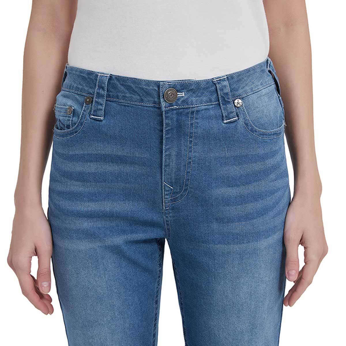 트루릴리전 여성 쿨맥스 청바지 - 미디엄 블루, 28