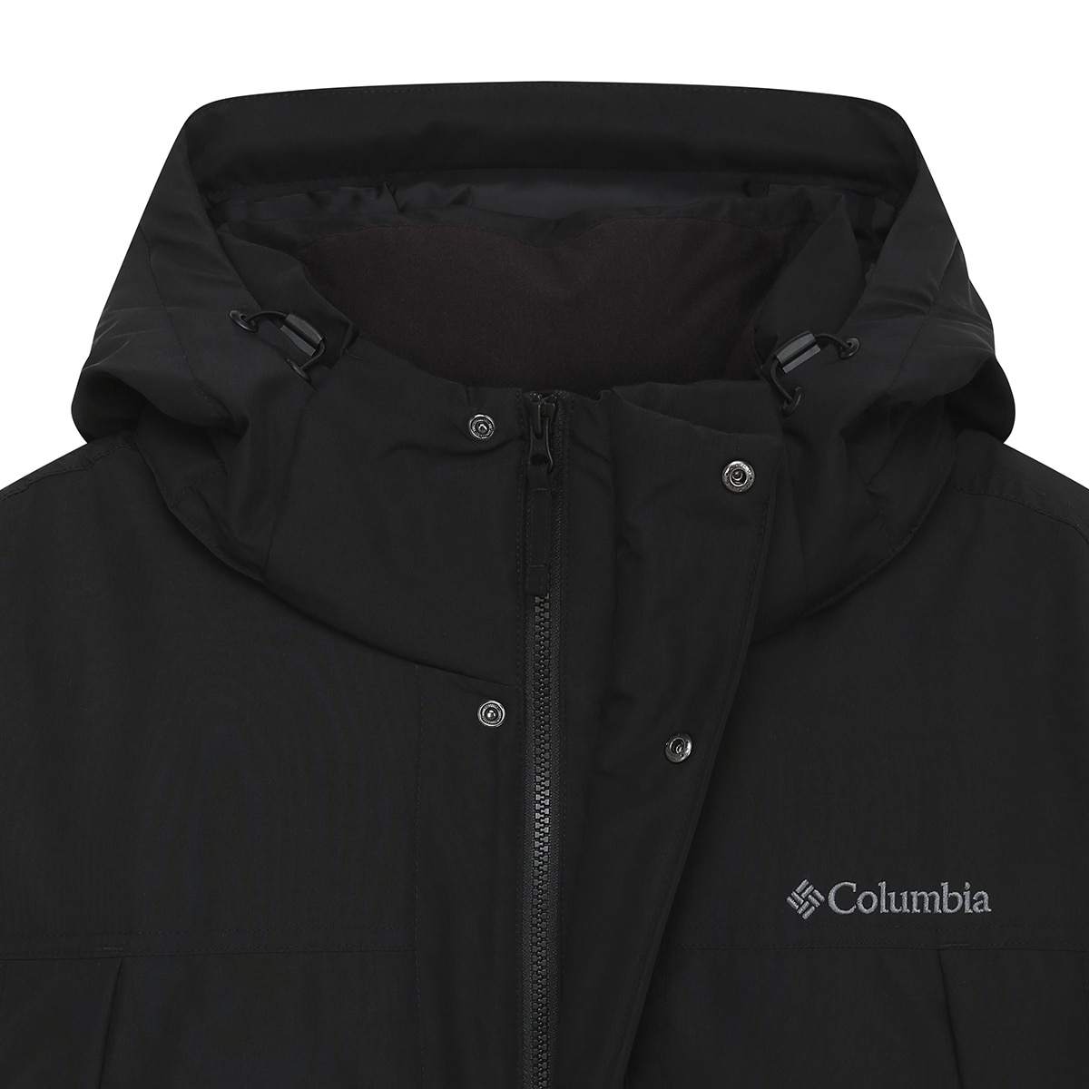 컬럼비아 남성 헤비 다운 재킷 - 블랙, XL