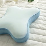 April At Home 나비형 쿨링 메모리폼 베개 - 블루