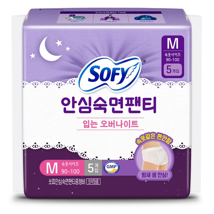 쏘피 안심숙면팬티 5개 x 6팩 - 중형 쏘피 안심숙면팬티 5개 x 6팩 - 중형