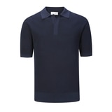 브렌우드 남성 오픈 카라 니트 폴로