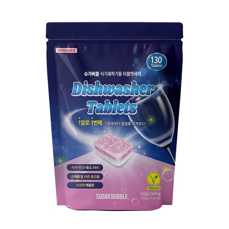 Sugar Bubble Dishwasher Tablets 10g x 130 680688